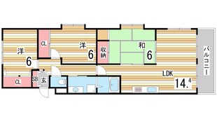 菫の館の物件間取画像